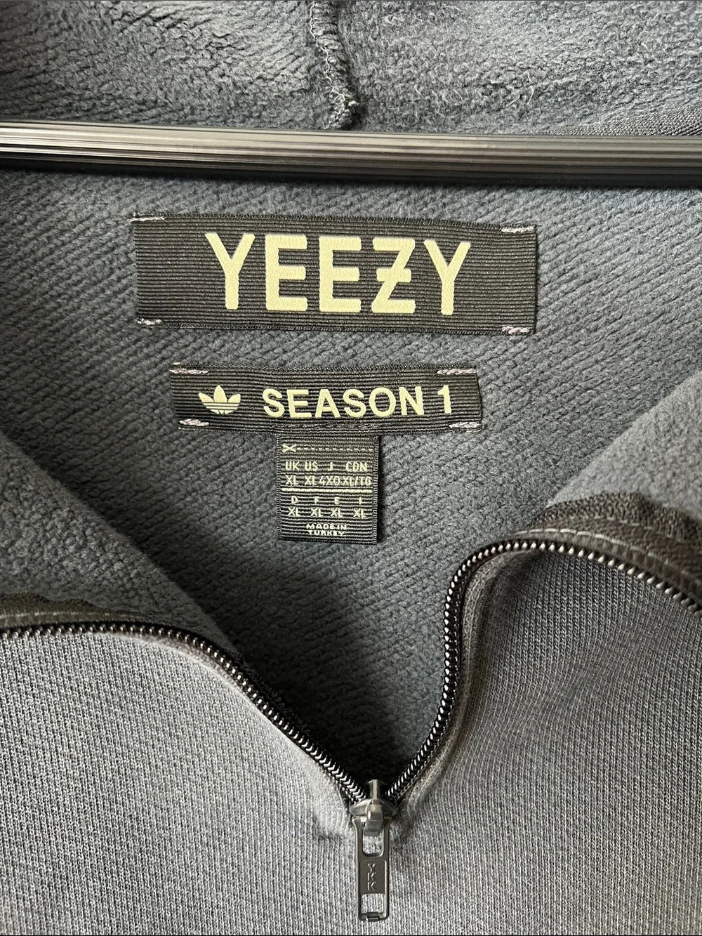 Yeezy Season 1 XL grey hoodie
